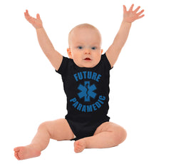 Future Paramedic Romper Bodysuit-Direct To Garment Print-Brisco Baby