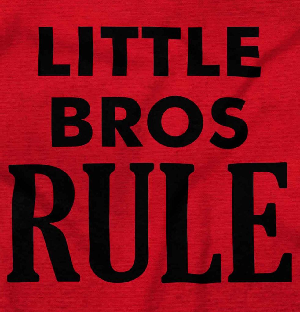 Little Bros Rule Infant Toddler T Shirt-Direct To Garment Print-Brisco Baby