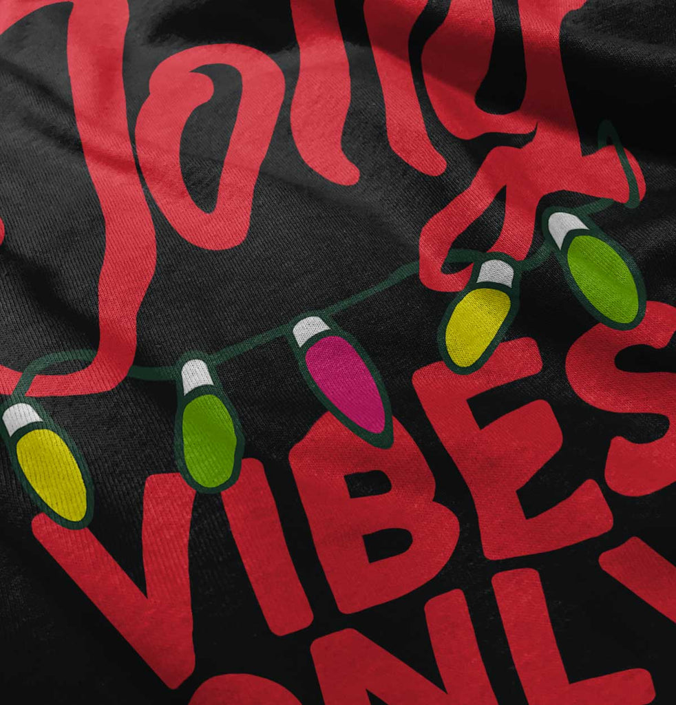 Jolly Vibes Only Infant Baby Bib-Direct To Garment Print-Brisco Baby