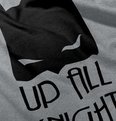 Up All Knight Infant Toddler T Shirt-Direct To Garment Print-Brisco Baby