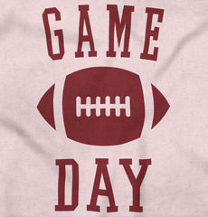 Game Day Toddler Ruffled Trim T-Shirt-Direct To Garment Print-Brisco Baby