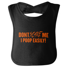 Don't Scare me Infant Baby Bib-Direct To Garment Print-Brisco Baby