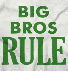 Big Bros Rule Romper Bodysuit-Direct To Garment Print-Brisco Baby