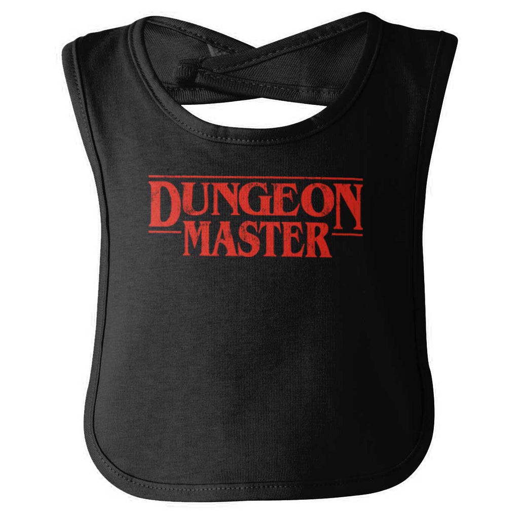 Dungeon Masters TV Show Nerd Infant Baby Bib-Direct To Garment Print-Brisco Baby