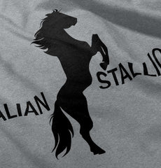 Italian Stallion Romper Bodysuit-Direct To Garment Print-Brisco Baby