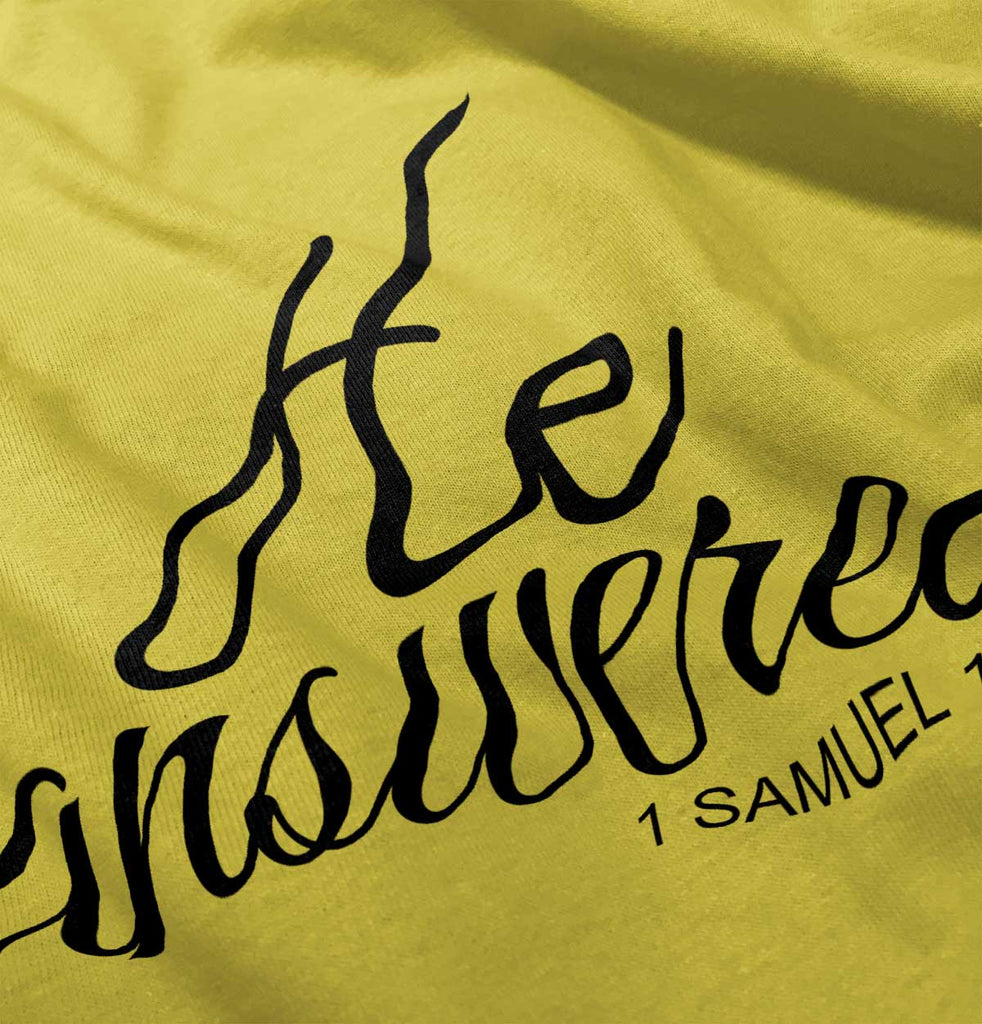 He Answered Romper Bodysuit-Direct To Garment Print-Brisco Baby