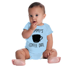 Mommy's Coffee Date Romper Bodysuit-Direct To Garment Print-Brisco Baby