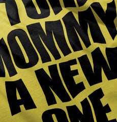 Tore Mommy A New One Romper Bodysuit-Direct To Garment Print-Brisco Baby