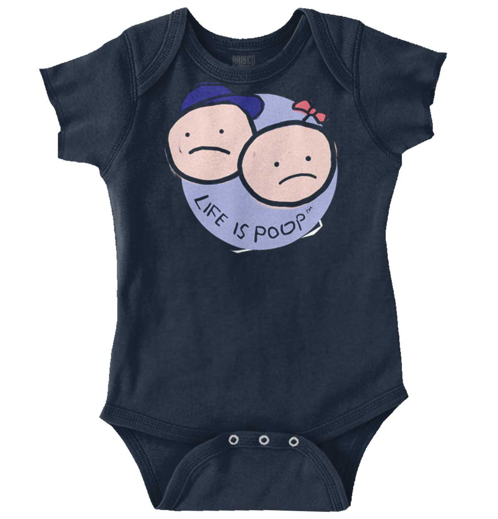 Boy and Girl Logo Romper Bodysuit-Direct To Garment Print-Brisco Baby
