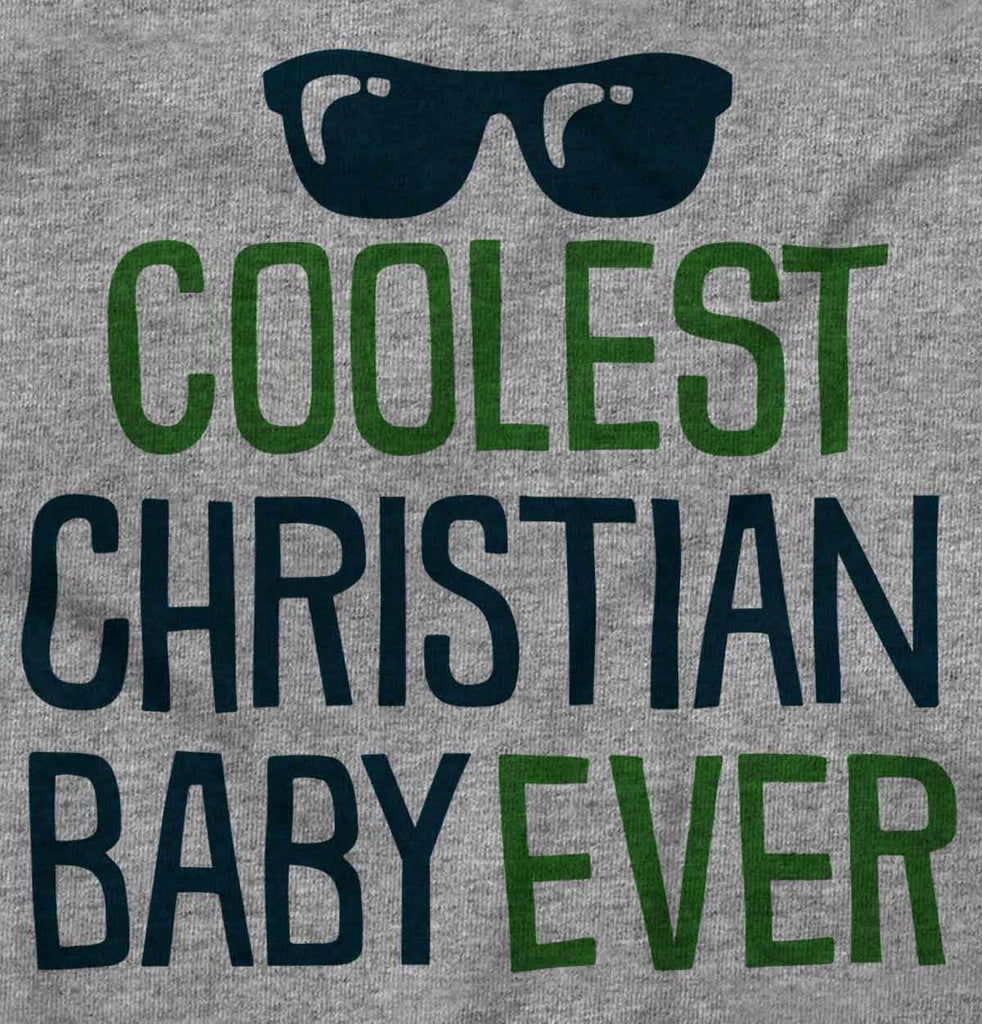 Coolest Christian Baby Romper Bodysuit-Direct To Garment Print-Brisco Baby