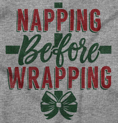 Napping Before Wrapping Infant Toddler T Shirt-Direct To Garment Print-Brisco Baby