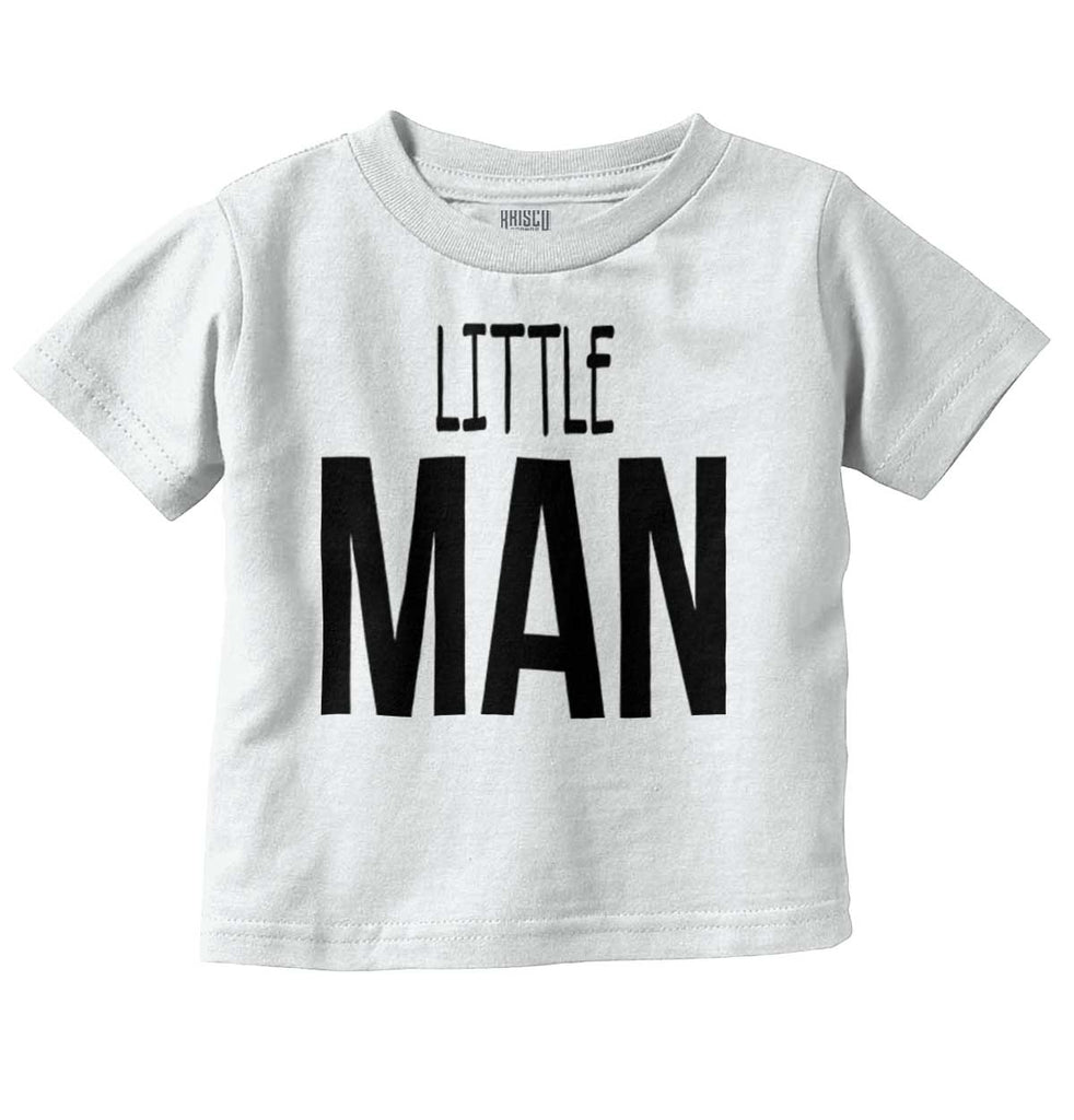 Little Man Infant Toddler T Shirt-Direct To Garment Print-Brisco Baby