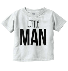 Little Man Infant Toddler T Shirt-Direct To Garment Print-Brisco Baby
