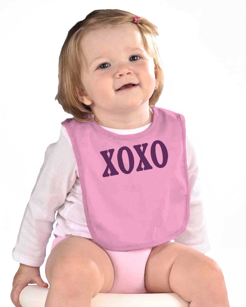 XOXO Infant Baby Bib-Direct To Garment Print-Brisco Baby