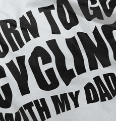 Cycling With Daddy Solid Baby Pajama Top-Direct To Garment Print-Brisco Baby