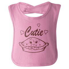 Cutie Infant Baby Bib-Direct To Garment Print-Brisco Baby