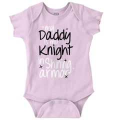 Knight In Shining Armor Romper Bodysuit-Direct To Garment Print-Brisco Baby