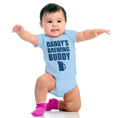 Brewing Buddy Romper Bodysuit-Direct To Garment Print-Brisco Baby