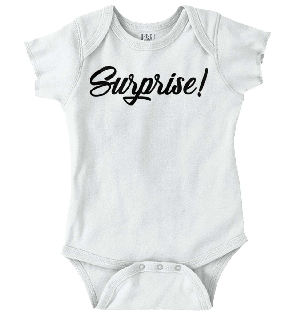 Surprise! Romper Bodysuit-Direct To Garment Print-Brisco Baby