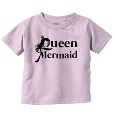 Queen Mermaid Infant Toddler T Shirt-Direct To Garment Print-Brisco Baby