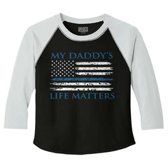Daddy's Life Toddler Baseball-Direct To Garment Print-Brisco Baby