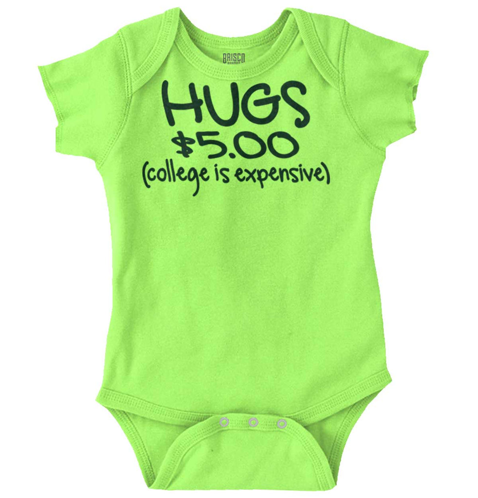 College is Expensive Romper Bodysuit-Direct To Garment Print-Brisco Baby