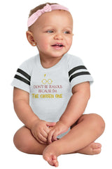 Jealous Of Chosen One Football Romper Bodysuit-Direct To Garment Print-Brisco Baby