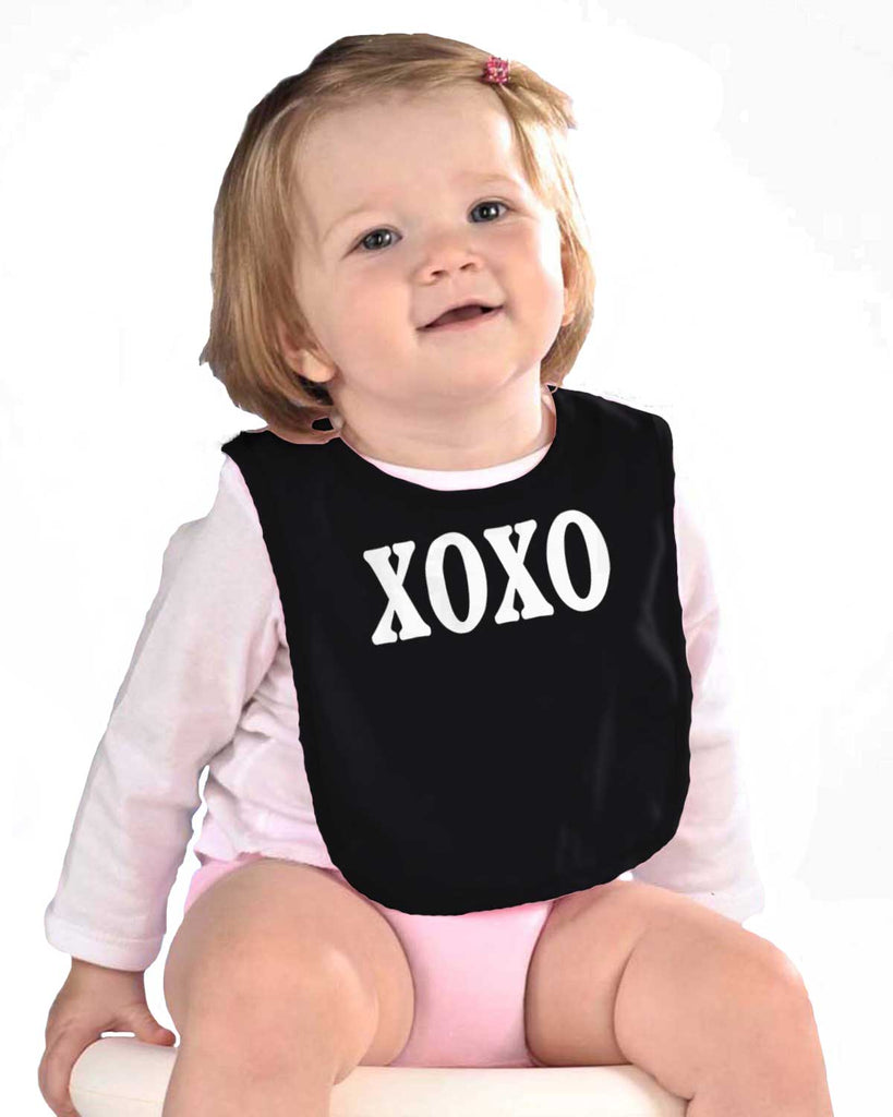 XOXO Infant Baby Bib-Direct To Garment Print-Brisco Baby