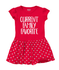 Family Favorite Baby Polka Dot Skirt Dress-Direct To Garment Print-Brisco Baby
