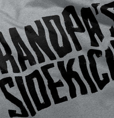 Grandpa's Sidekick Infant Toddler T Shirt-Direct To Garment Print-Brisco Baby