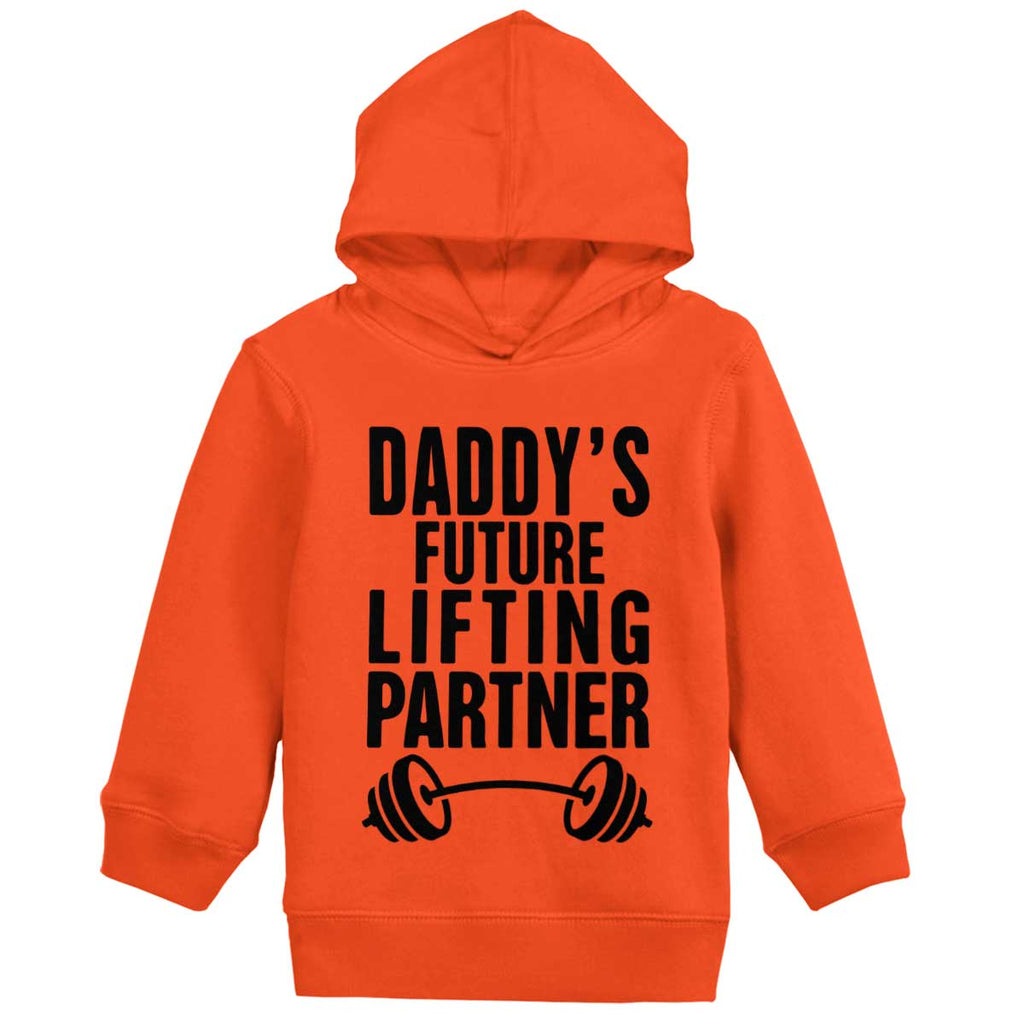 Lifting Partner Toddler Pullover Hoodie-Direct To Garment Print-Brisco Baby