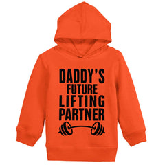Lifting Partner Toddler Pullover Hoodie-Direct To Garment Print-Brisco Baby