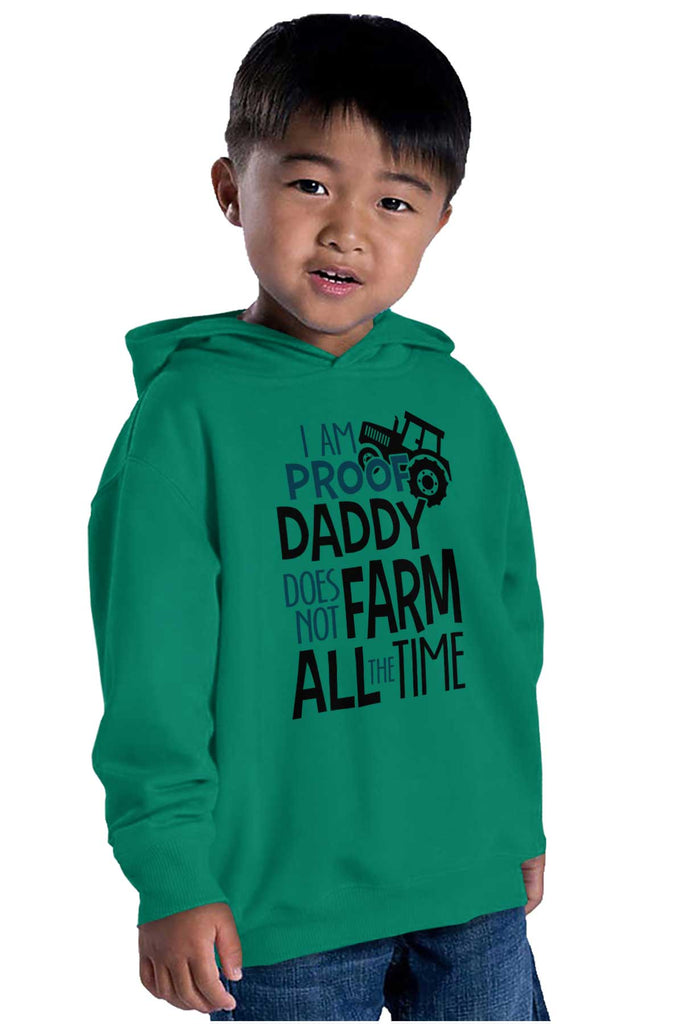 Farm All The Time Toddler Pullover Hoodie-Direct To Garment Print-Brisco Baby