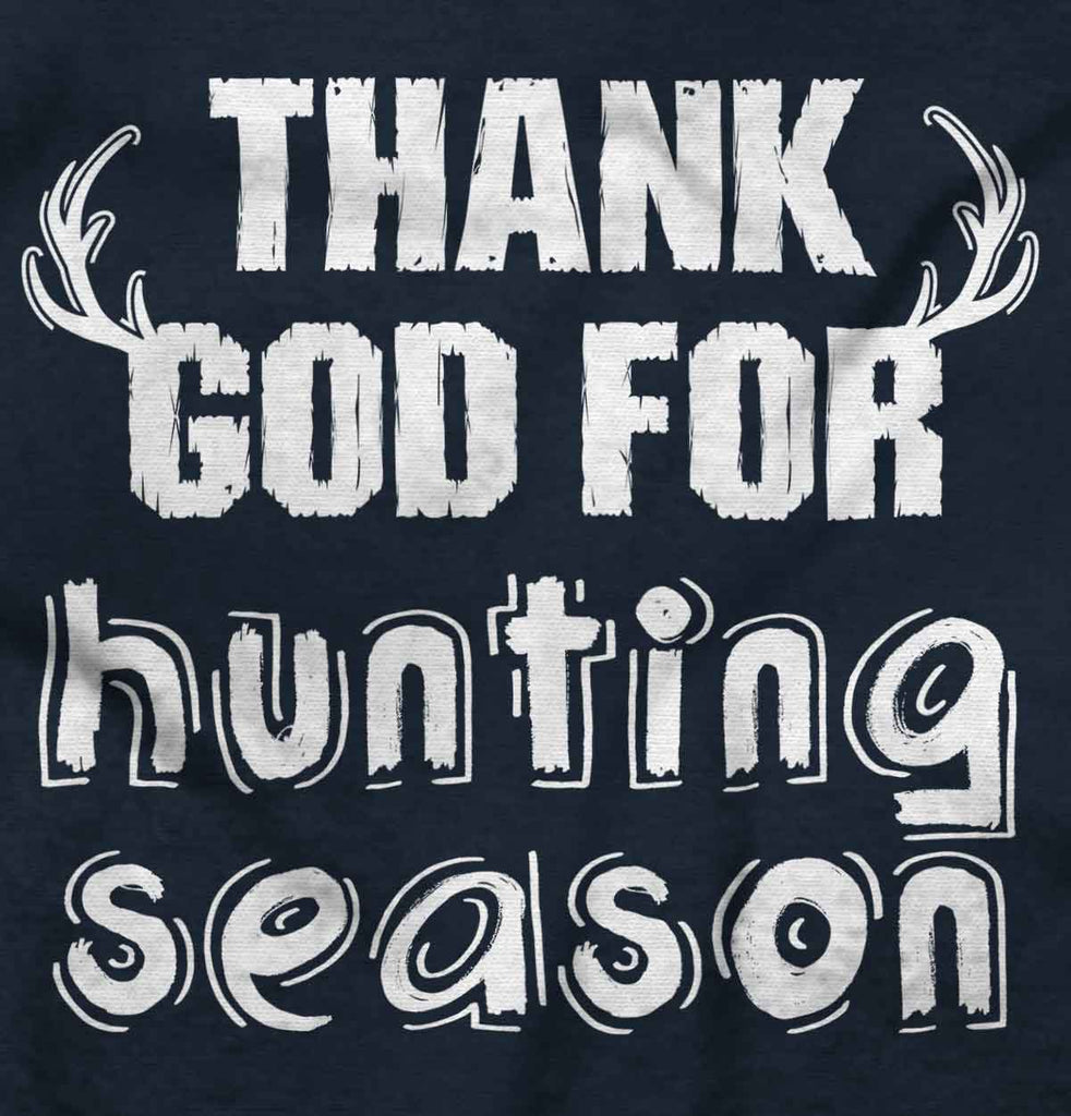 Thank God For Hunting Romper Bodysuit-Direct To Garment Print-Brisco Baby