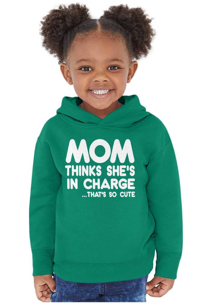 In Charge Toddler Pullover Hoodie-Direct To Garment Print-Brisco Baby