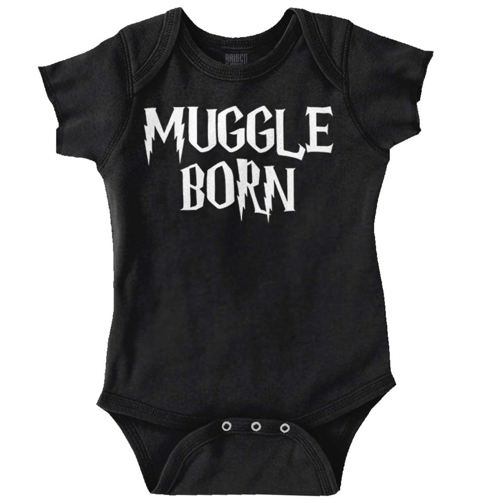 Muggle Born Romper Bodysuit-Direct To Garment Print-Brisco Baby