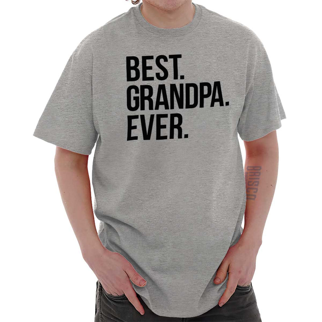 Best Grandpa Ever T Shirt-Direct To Garment Print-Brisco Baby