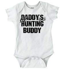 Lil Hunting Buddy Romper Bodysuit-Direct To Garment Print-Brisco Baby