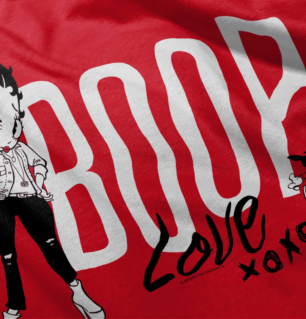 Boop Love Romper Bodysuit-Direct To Garment Print-Brisco Baby