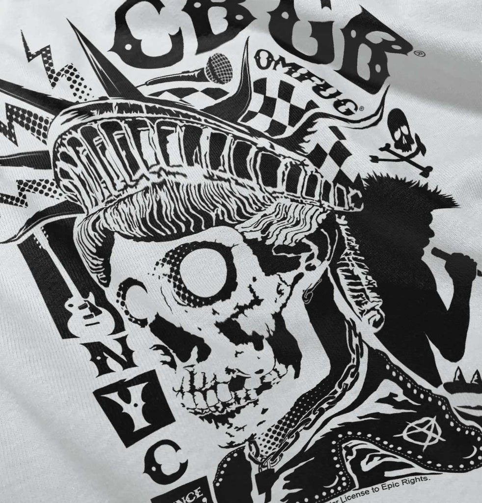 Liberty CBGB Infant Baby Bib-Direct To Garment Print-Brisco Baby