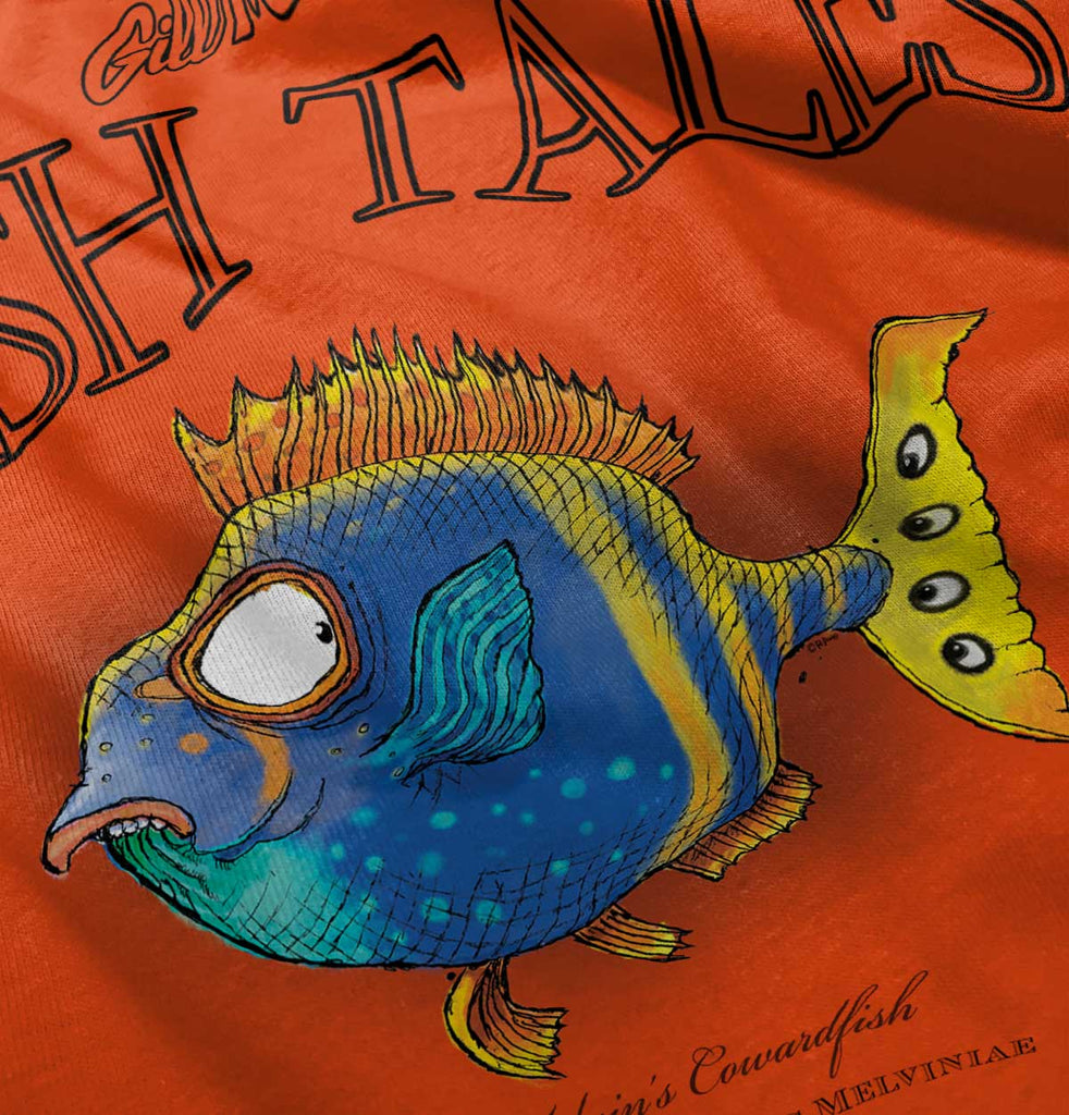 Melvin's Cowardfish Romper Bodysuit-Direct To Garment Print-Brisco Baby
