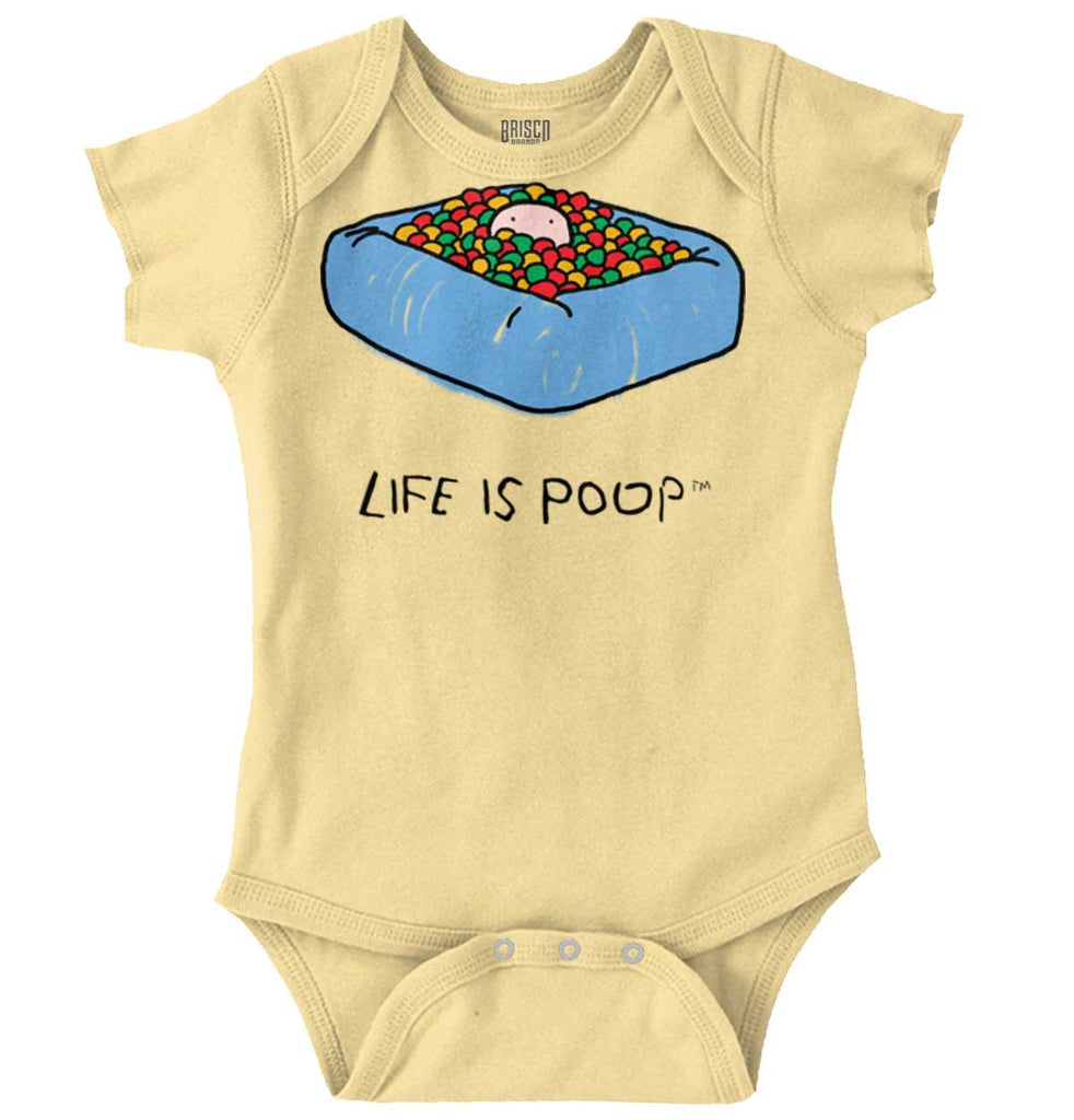 Ball Pit Romper Bodysuit-Direct To Garment Print-Brisco Baby