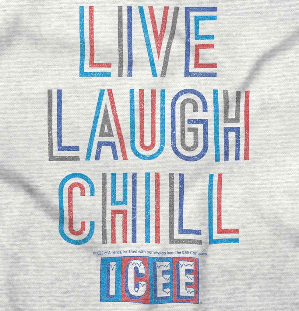 Live Laugh Chill Infant Baby Bib-Direct To Garment Print-Brisco Baby