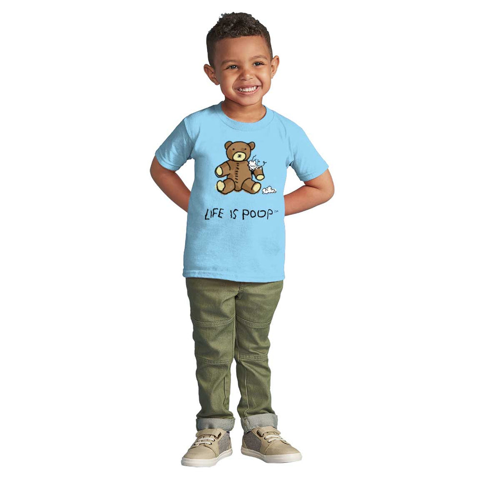 Ripped Teddy Bear Infant Toddler T Shirt-Direct To Garment Print-Brisco Baby