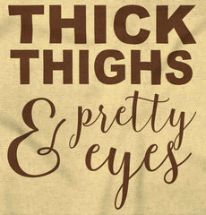 Thick Thighs Romper Bodysuit-Direct To Garment Print-Brisco Baby