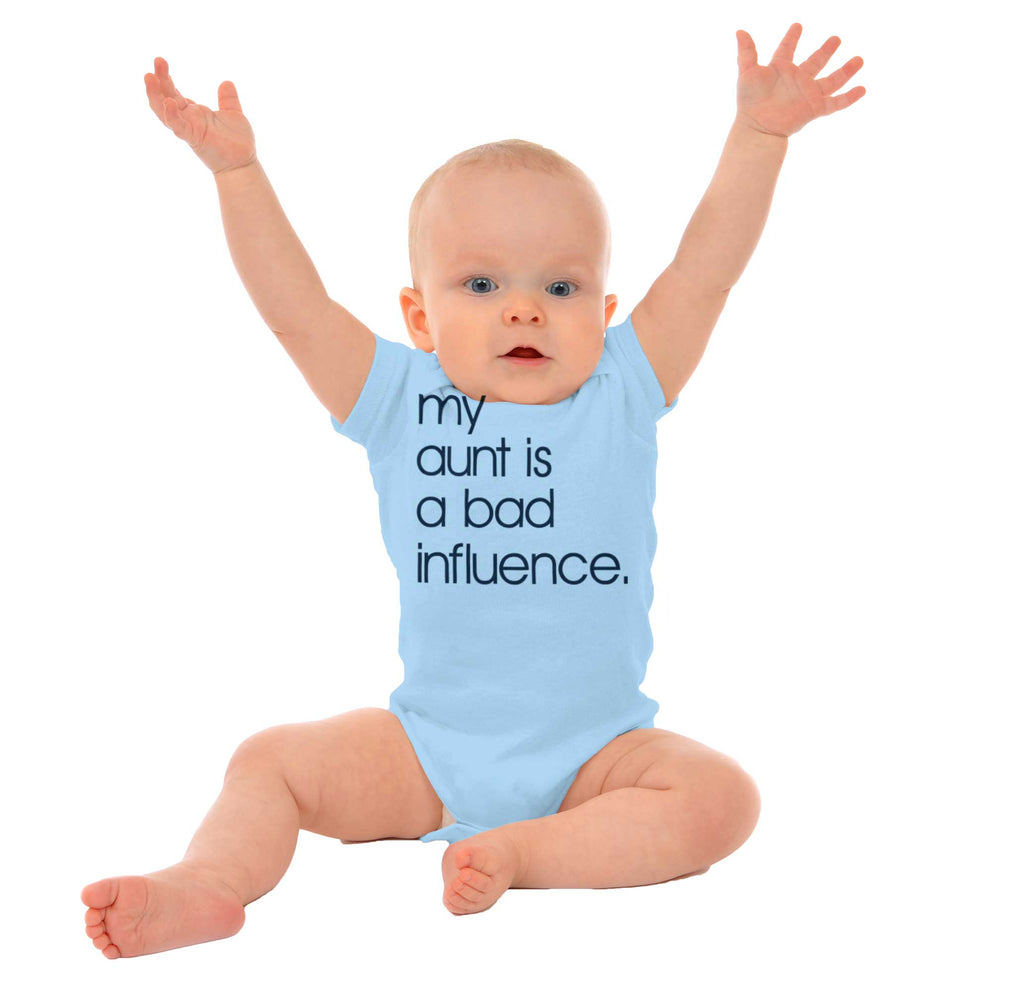 Bad Influence Romper Bodysuit-Direct To Garment Print-Brisco Baby