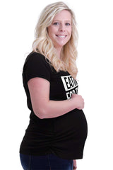 Eating For Two Maternity T-Shirt-Direct To Garment Print-Brisco Baby