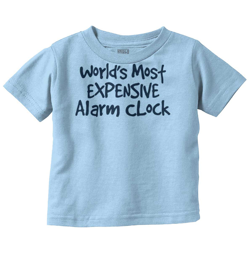 Alarm Clock Infant Toddler T Shirt-Direct To Garment Print-Brisco Baby
