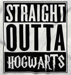 Straight Outta Hogwarts Romper Bodysuit-Direct To Garment Print-Brisco Baby