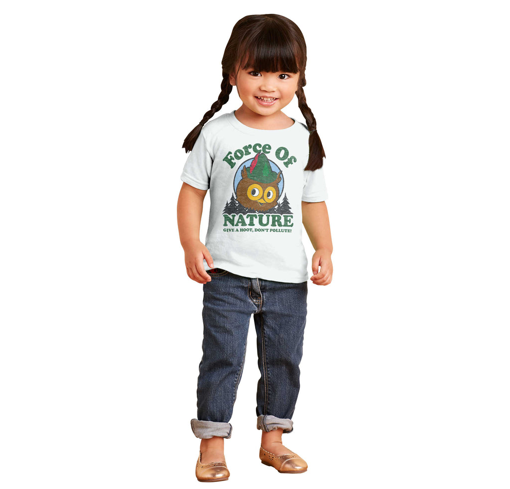 Don’t Pollute Infant Toddler T Shirt-Direct To Garment Print-Brisco Baby